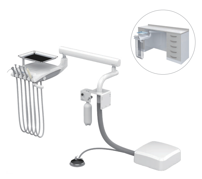 Beyond Cabinet/Wall Side Mount Doctor's Delivery System (CABINET NOT INCLUDED)