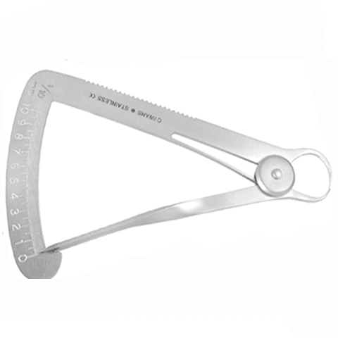 USA Delta Metal & Porcelain Caliper Dental Instrument (100-CLP1)