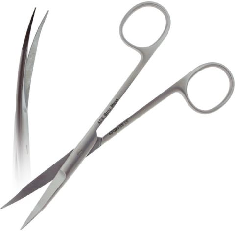 USA Delta Wagner Scissors 4 1/2" Curved (100-S6)