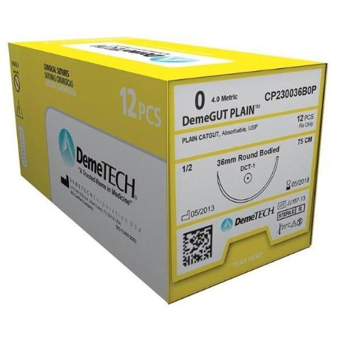 Demetech Plain Catgut Absorbable Suture
