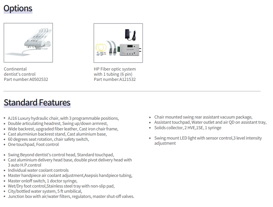 AJ16 Beyond 400 Operatory Package