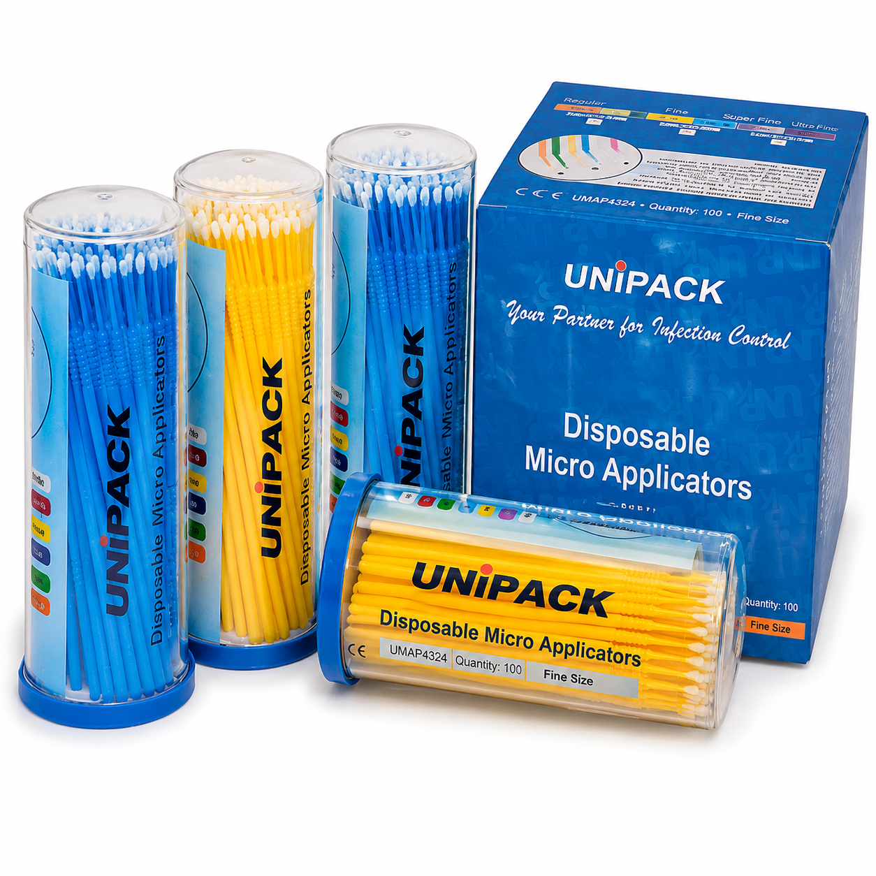 Unipack Disposable Micro applicators 400/bx Ea (UDMB400)