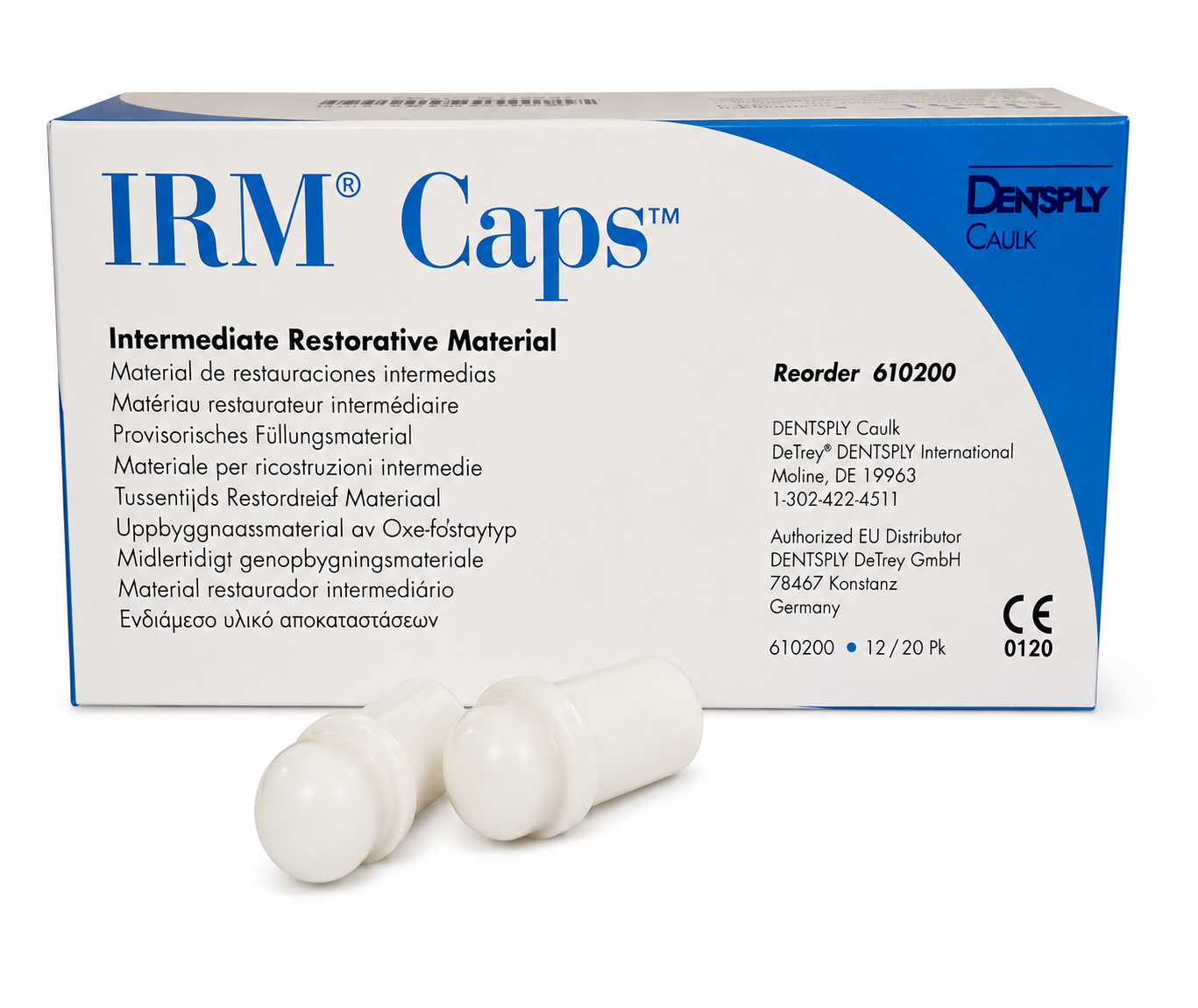 Dentsply  IRM Caps (500-610200)