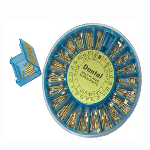 Nordin Screw Post Gold Plated Kit x 240/Pkg & 2 Keys (800-0624)