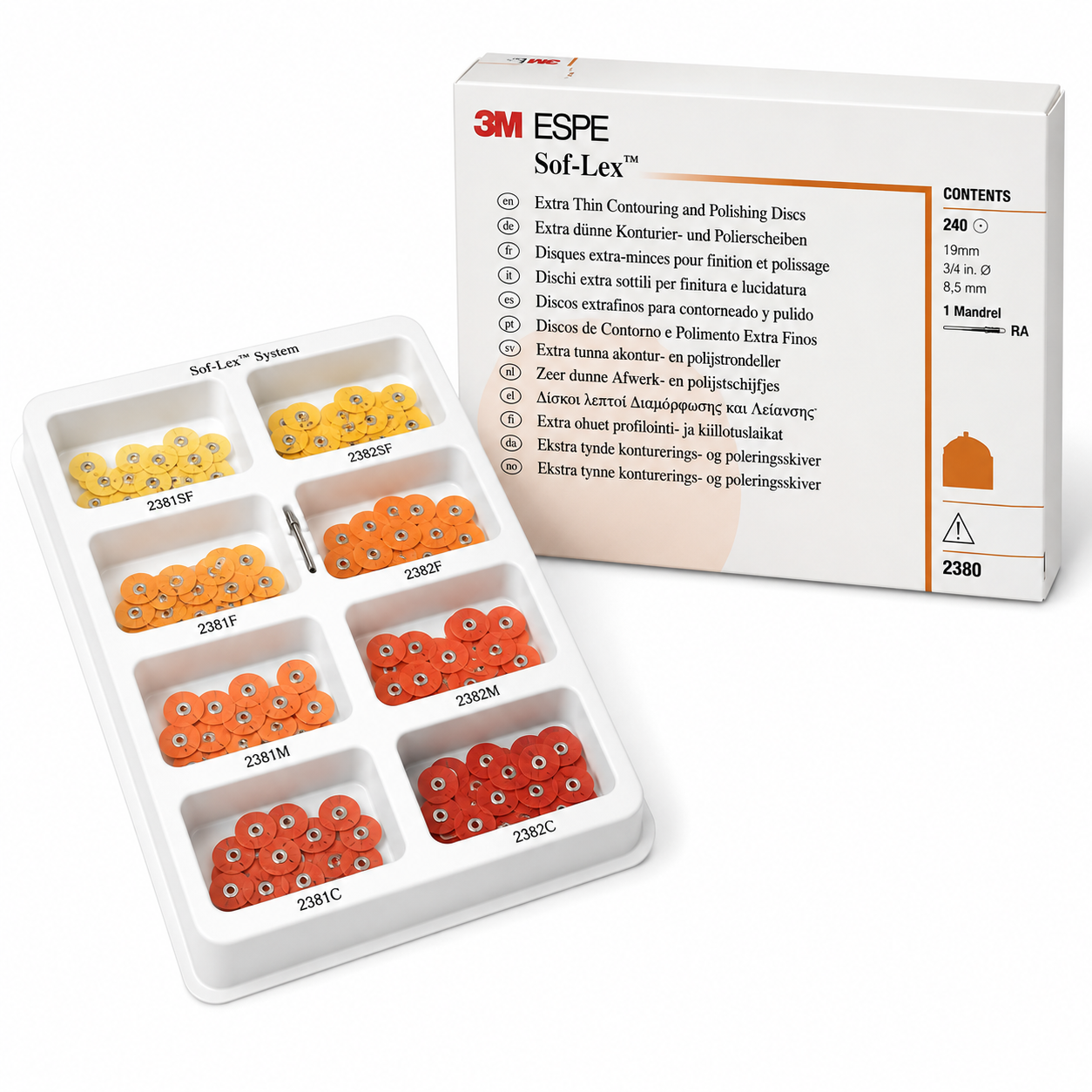3M ESPE Sof-Lex Polishing Discs Intro Kit (750-2380K)