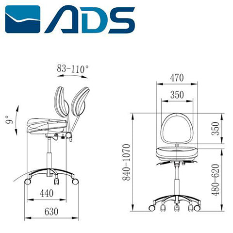 ADS D3 Doctor Stool (200-A80103)