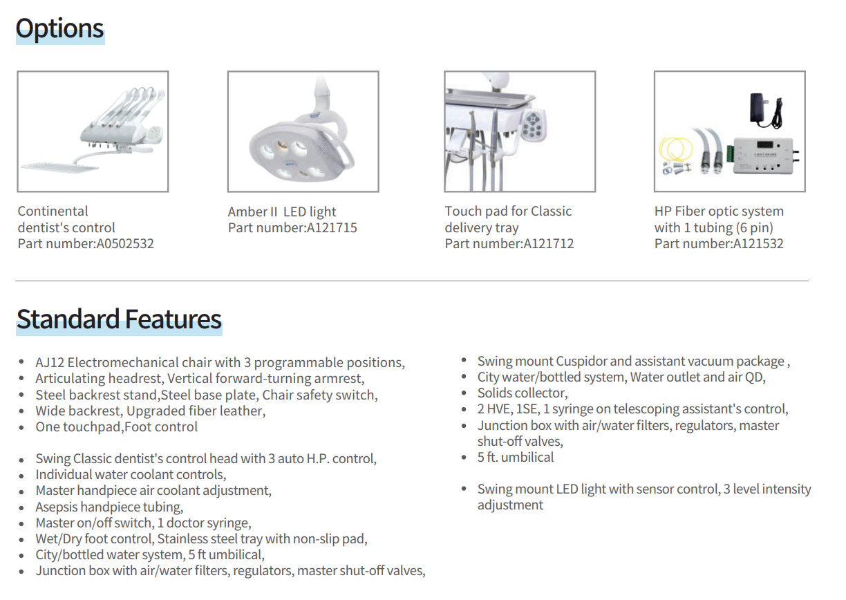 AJ12 Classic 201 Operatory Package