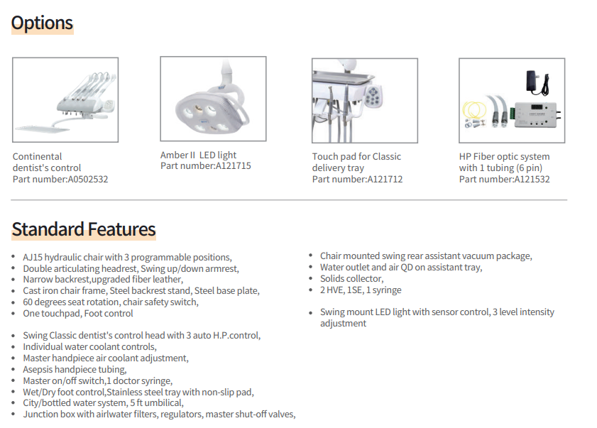 AJ15 Classic 200 Operatory Package