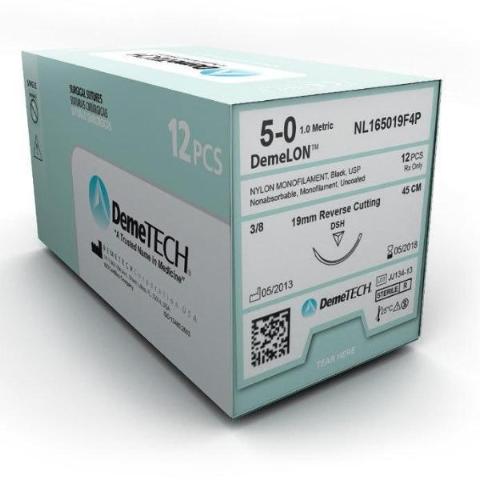 Demetech Nylon Monofilament Non-Absorbable Suture