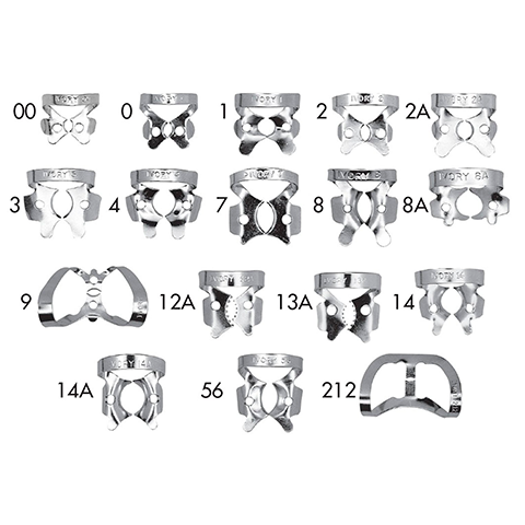 USA Delta Rubber Dam Clamps (100-CLAMPS)
