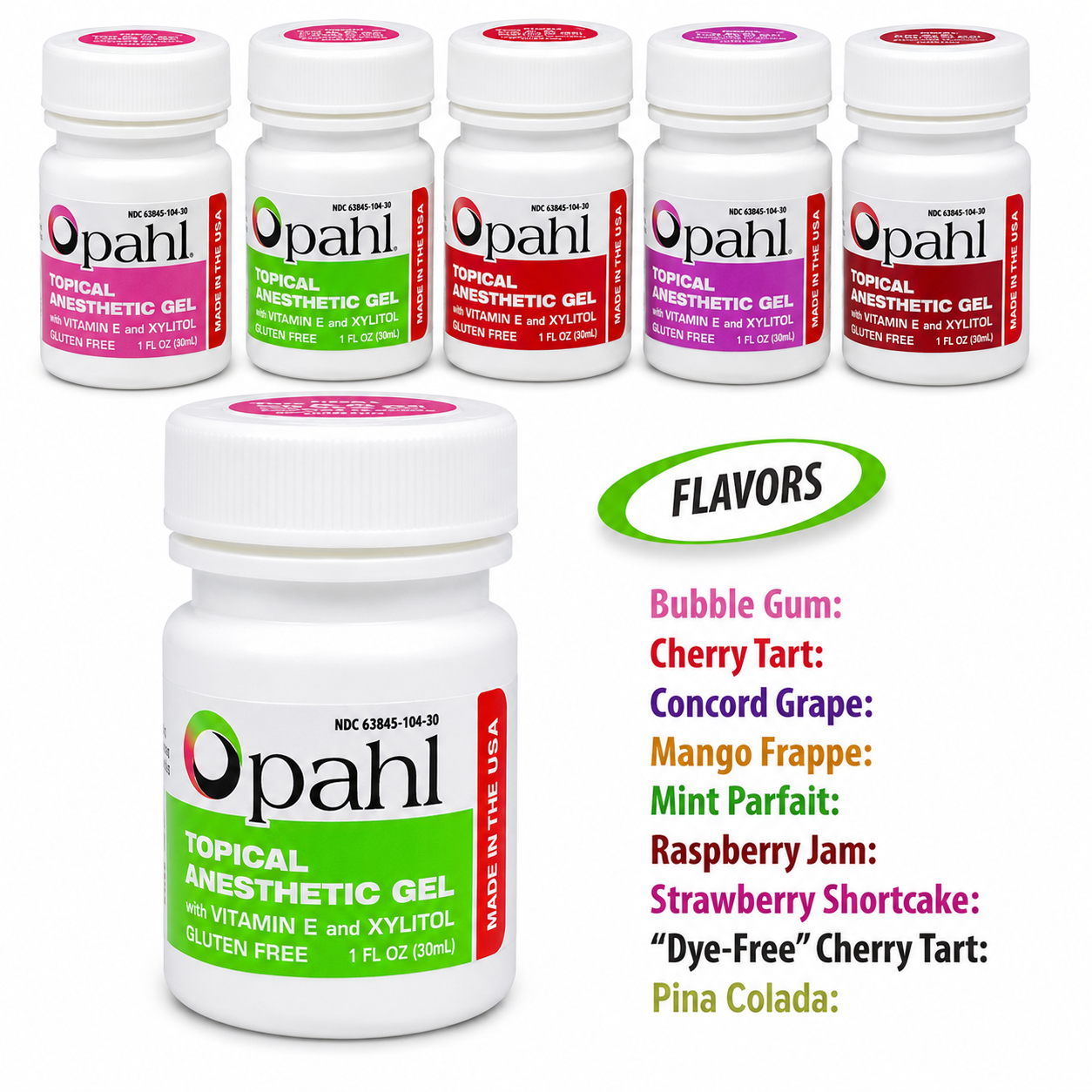 Dharma Opahl Anesthetic Gels