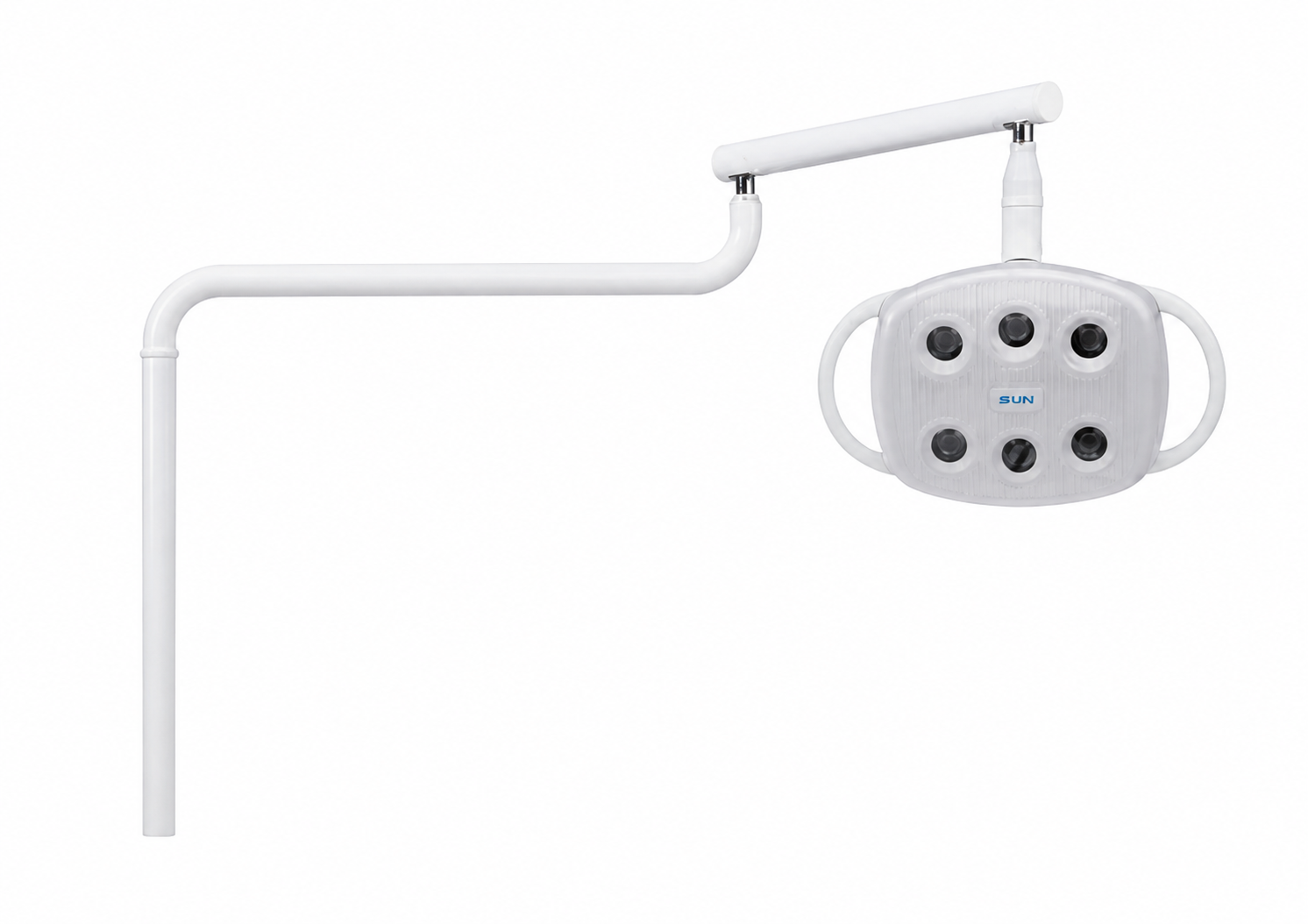 Post Mount Amber II LED Dental Light 40"