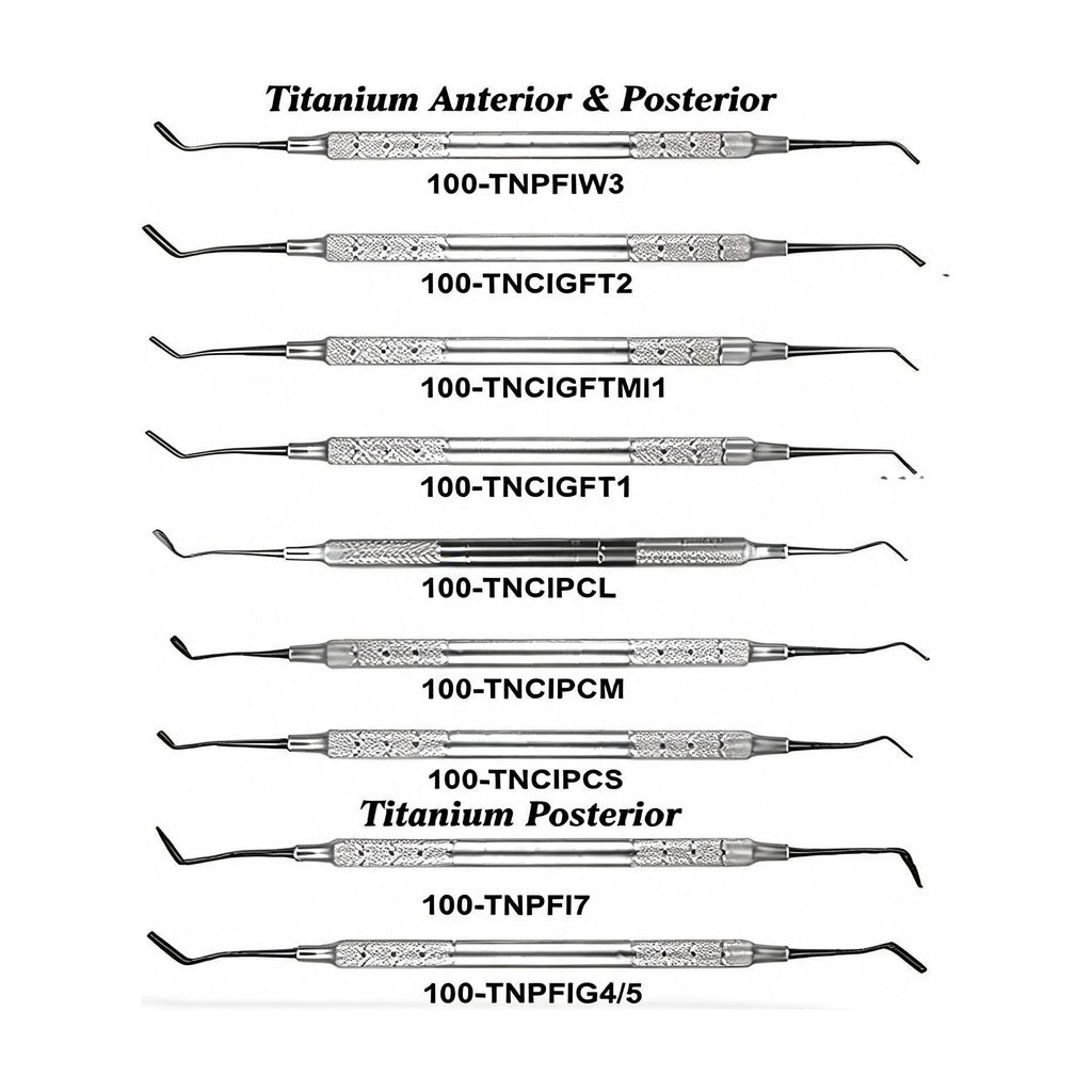USA Delta Composite Instruments Titanium Anterior & Posterior