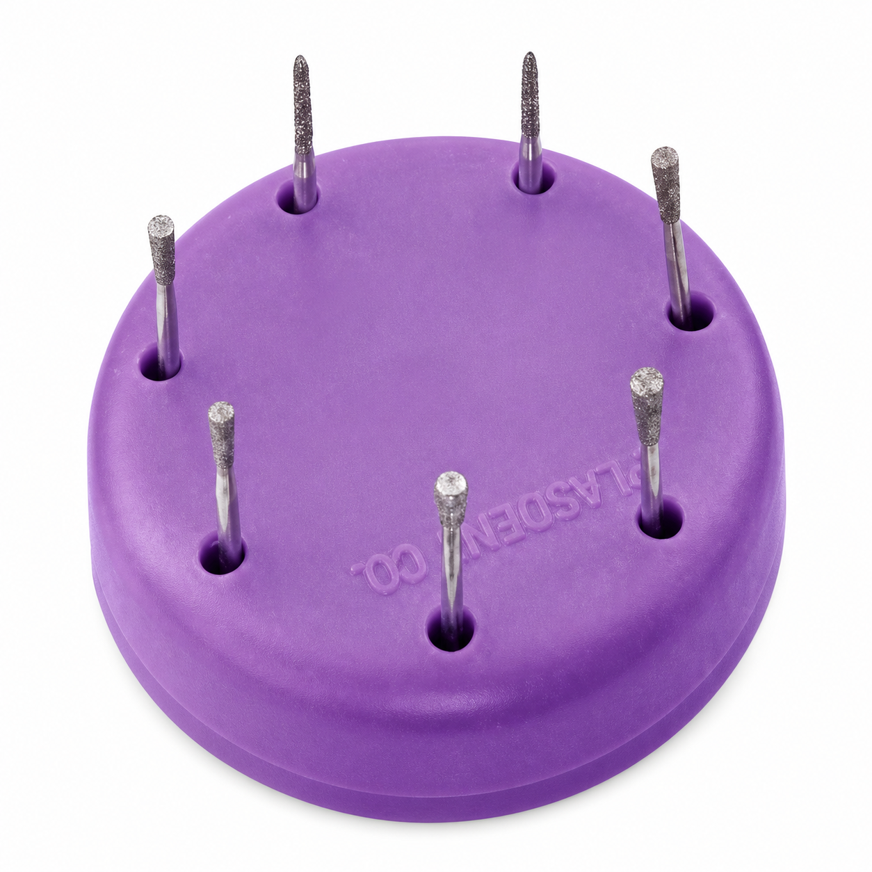 Plasdent Magnetic Bur Blocks 7-bur capacity; 1-5/8" diameter Ea.