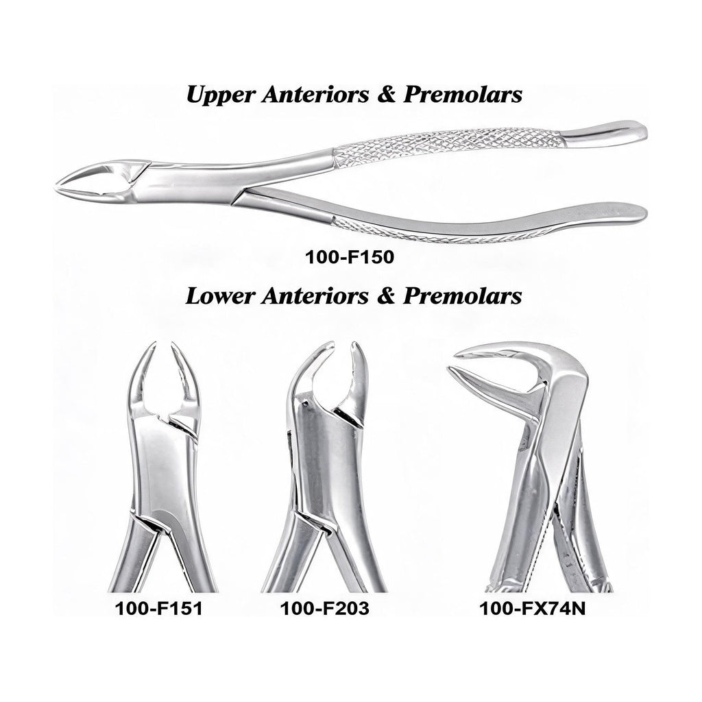 USA Delta Upper & Lower Anteriors & Premolars Dental Instruments