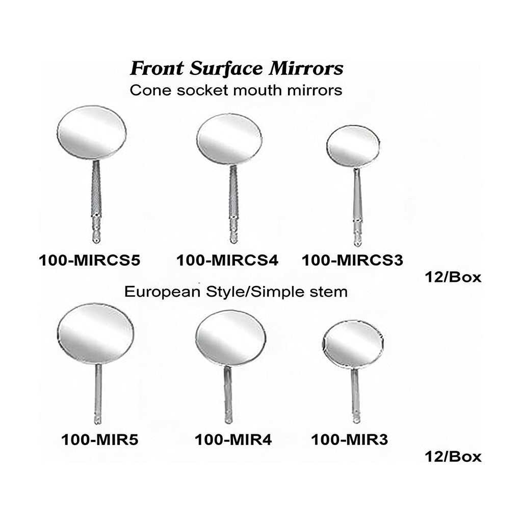 USA Delta Front Surface Mirrors 12/Box