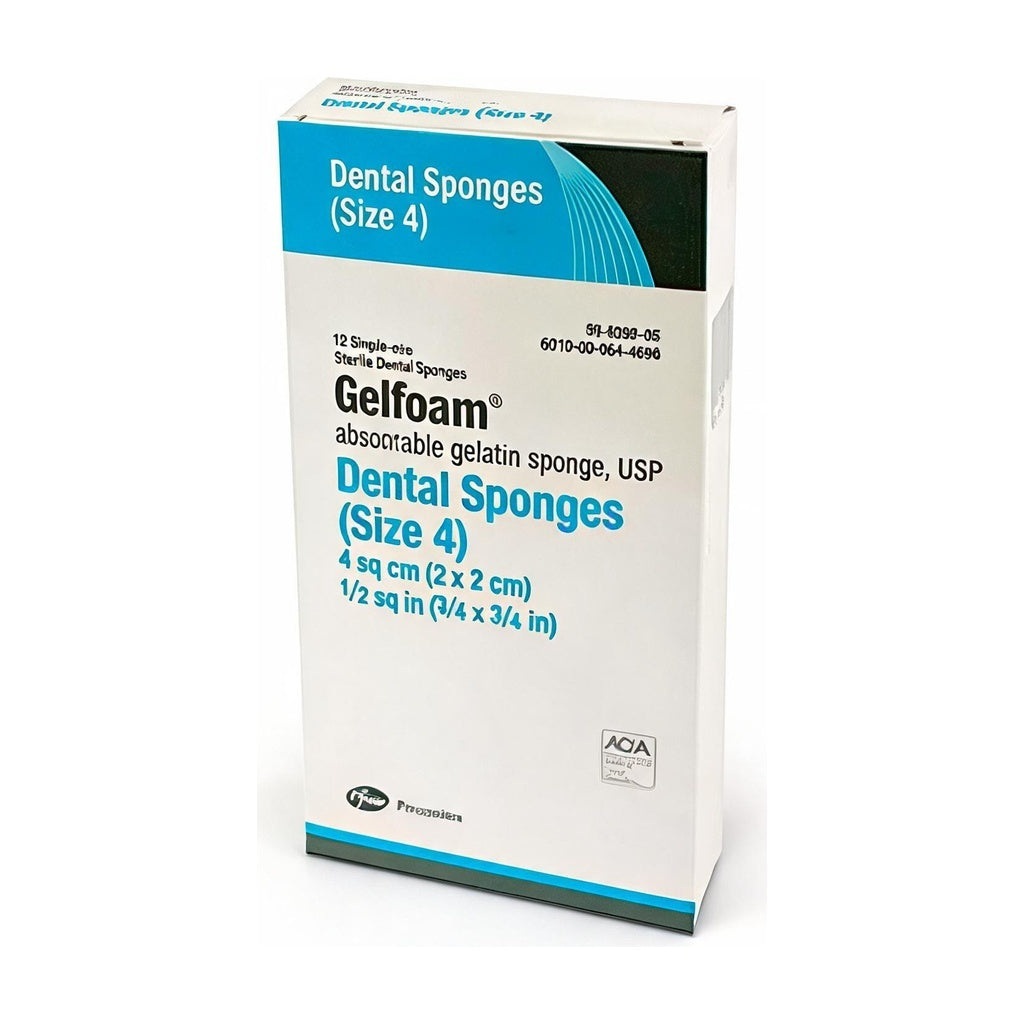 Pfizer GelFoam Size 4 (3/4'' x 3/4'') 6/Pkg. (150-9039605)