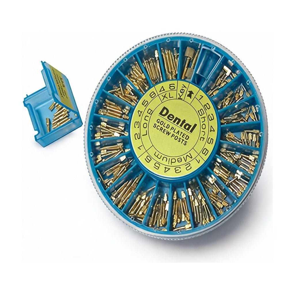 Nordin Screw Post Gold Plated Kit x 240/Pkg & 2 Keys (800-0624)