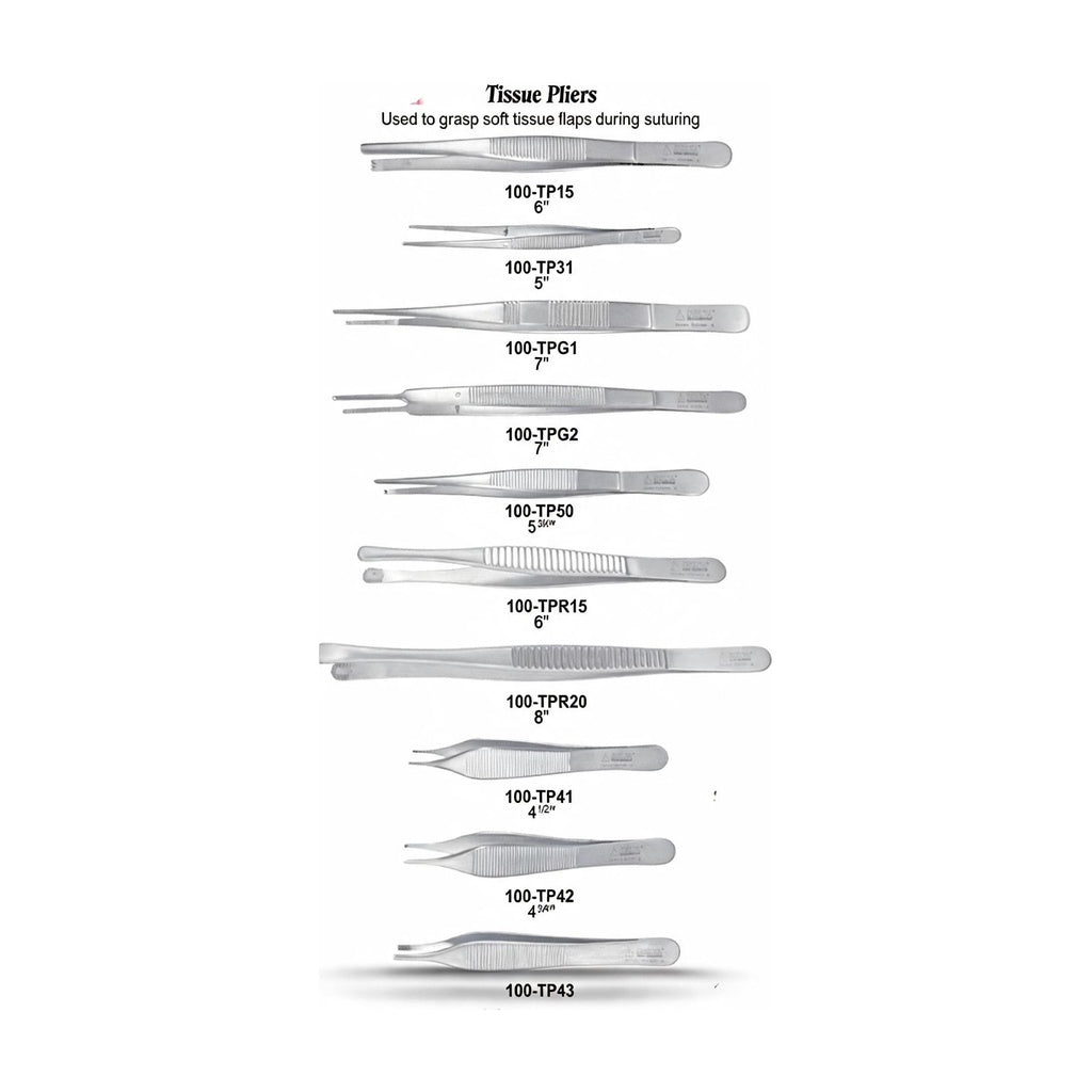 USA Delta Tissue Pliers Dental Instruments
