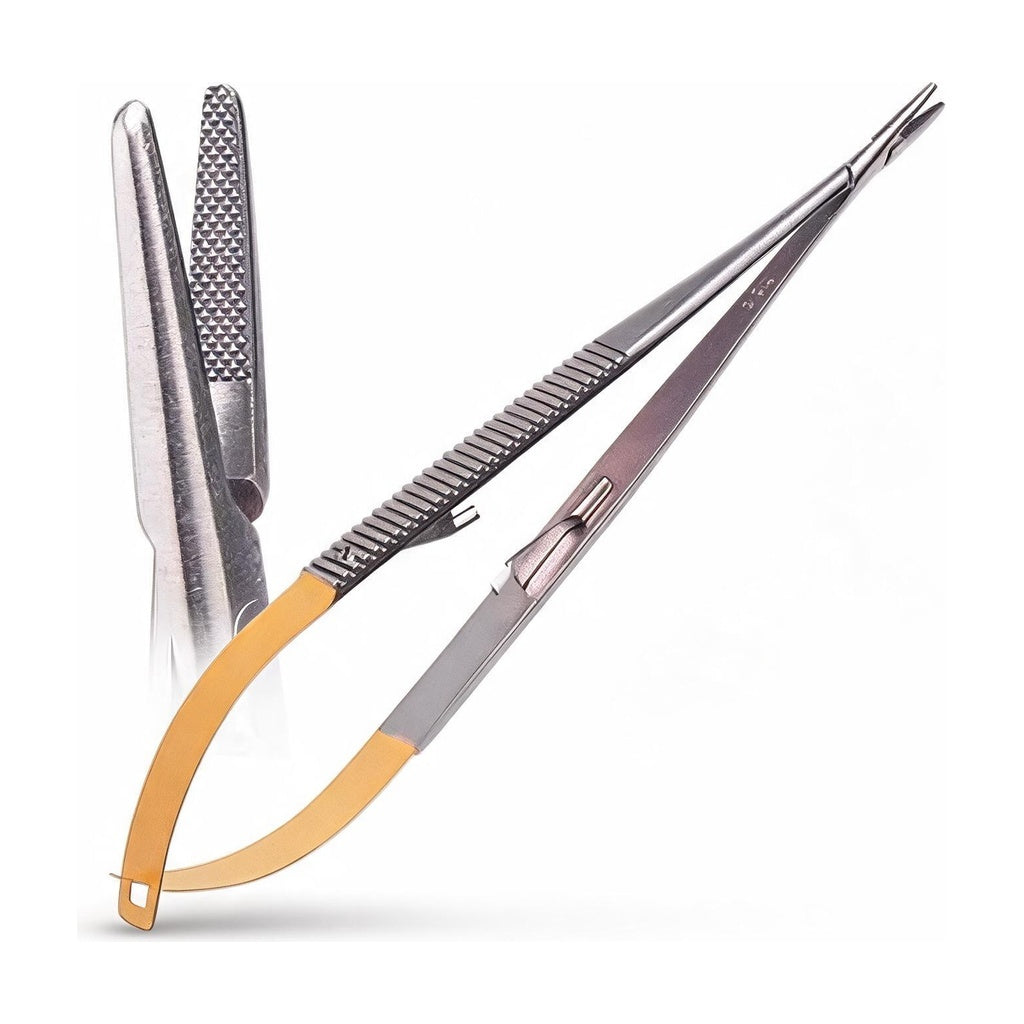 USA Delta Tungsten Castroviejo Needle Holders 7" Straight Maxi-Sharp