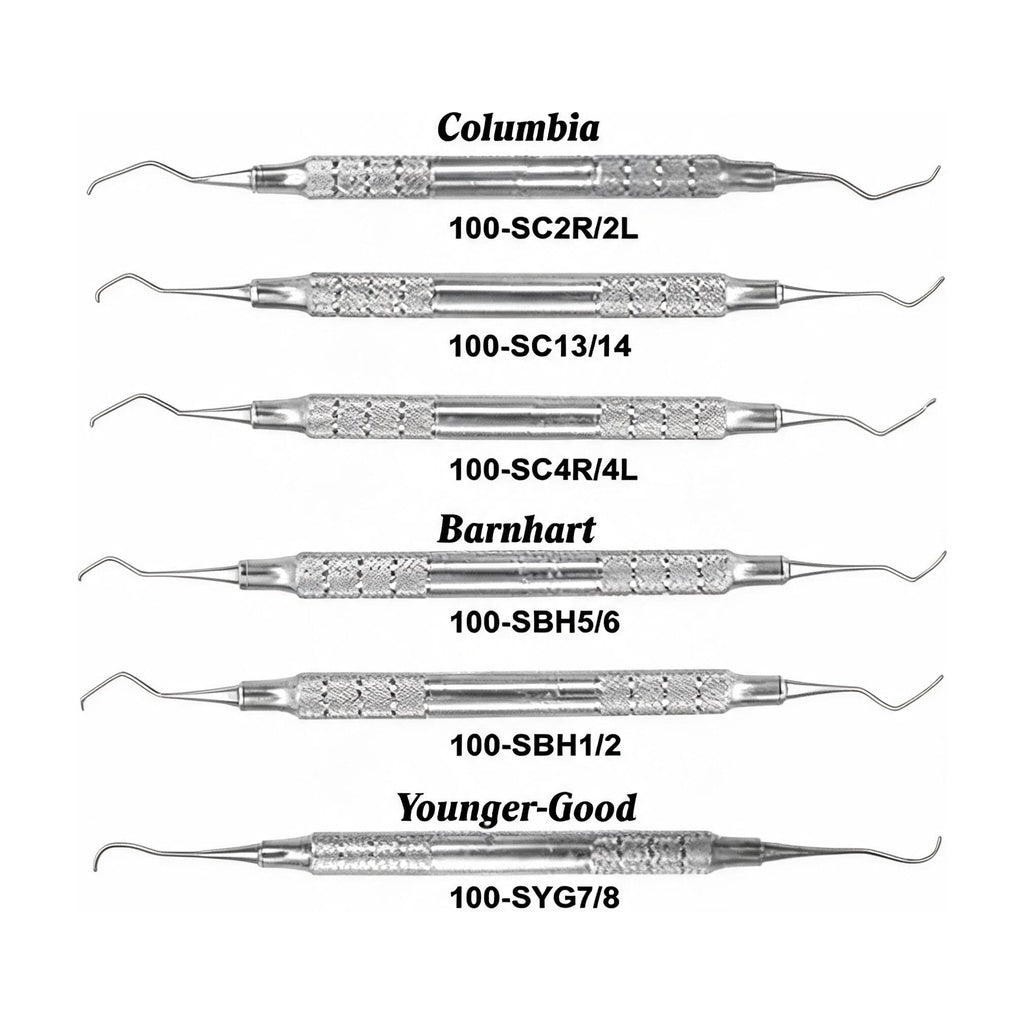 USA Delta Universal Curettes. Columbia, Barnhart and Younger-Good styles.