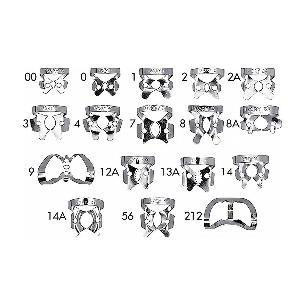 USA Delta Rubber Dam Clamps (100-CLAMPS)