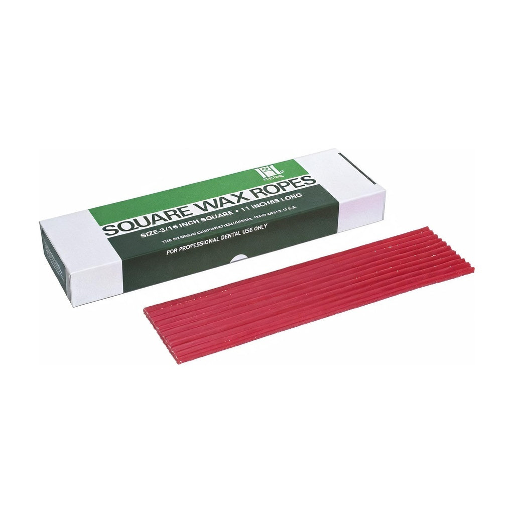 Coltene-Whaledent Utility Wax Round Strips Red (900-H00817)