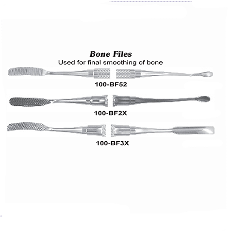 USA Delta Bone Files Dental Instruments